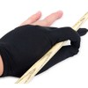 Suzakoo Billiard Gloves 5PCS Black Set Sport Glove Shooter Cue