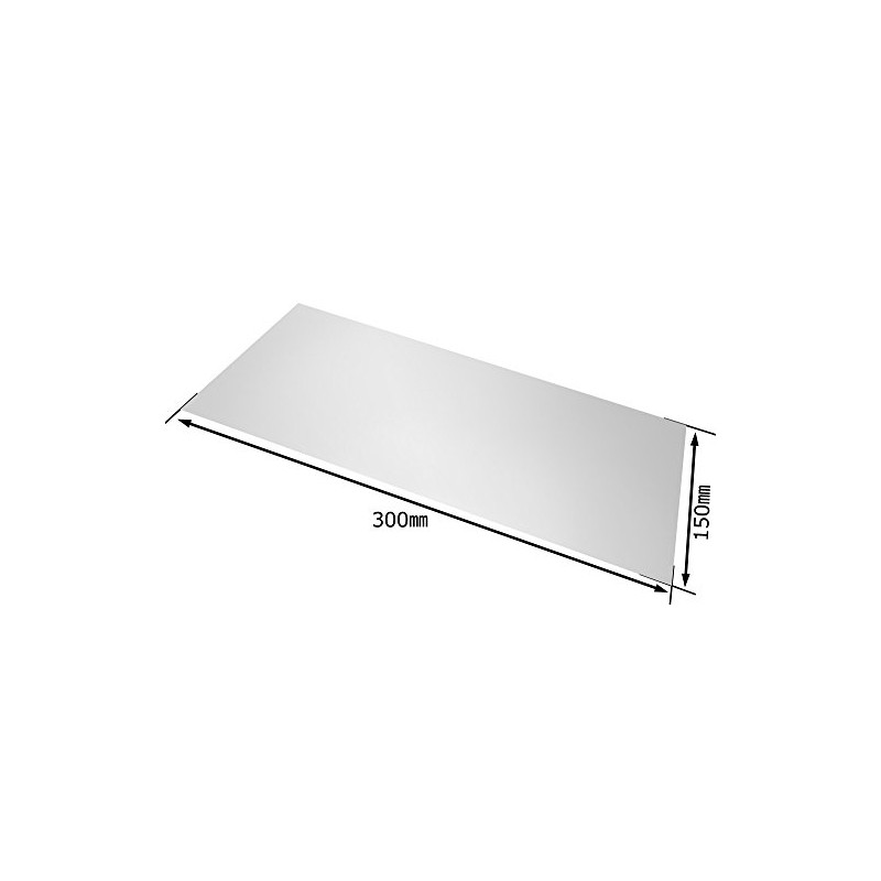 久宝 Metal Productions Aluminum Plate Slim Thickness 1.0 X Width