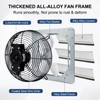 Criditpid 7 Inch Wall Mounted Shutter Exhaust Fan with ON/OFF