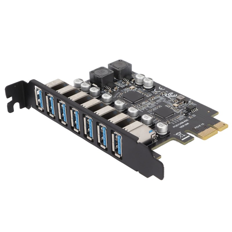 PCIE to USB 3.2 GEN1 7 Port Expansion Card, PCI