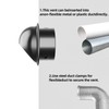 4inch Round Wall Vent Cap, piiyoosnn 304 Stainless Steel Air