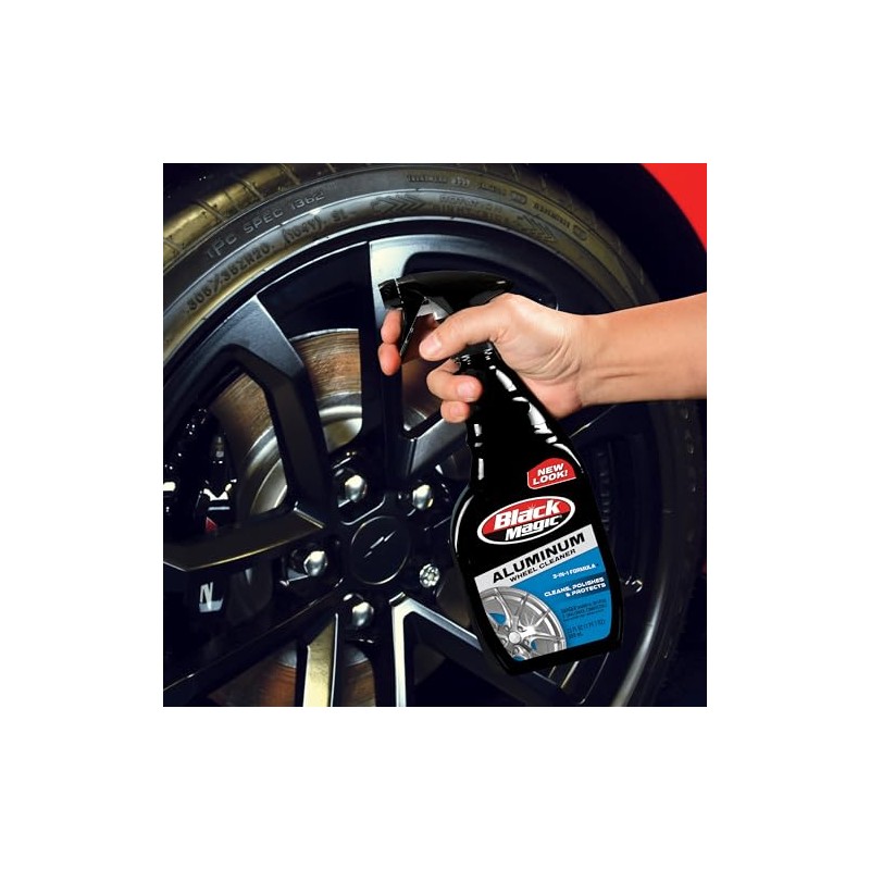 Black Magic 120004 Aluminum Wheel Cleaner, 23 oz.