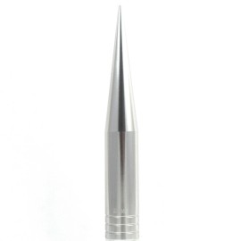 TrueSpike Silver TrueSpike Stubby Antenna 6" Fits 07 19 GMC Chevy Silverado Sierra HD