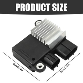 LIDSCURA 499300-3400 Cooling Fan Control Unit Module, Replacement for Toyota Corolla 2009-2013 Matrix 2009-2013, Replaces 499300-3341 AJ51-15-15YA AJY2-15-SC0 89257-12010