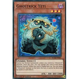 Yu-Gi-Oh! - Ghostrick Yeti - AC18-EN004 - Advent Calendar 2018-1st Edition - Super Rare