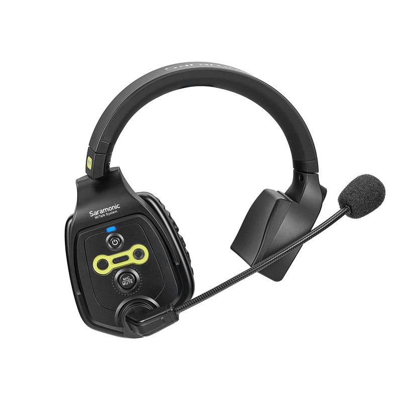 Saramonic WiTalk-SMH | Single-Ear Wireless Intercom Master Headset for The