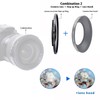 35 mm to 37 mm Filter Ring Adapter, Compatible with