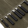 Knife Roll,Chef Knife Roll Bag,Waxed Canvas Knife Roll Case with