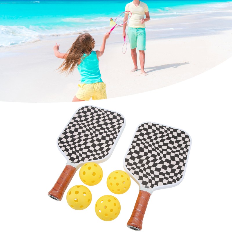 Pickleball Rackets Set Honeycomb Core Glass Fiber Pickleball Paddles Sports