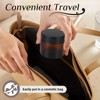 2oz Amber Glass Jars with Lids - Small Dark Glass