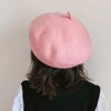 YiyiLai Warm Hat, Wool, Simple, Beret, For Kids, Girls, Felt