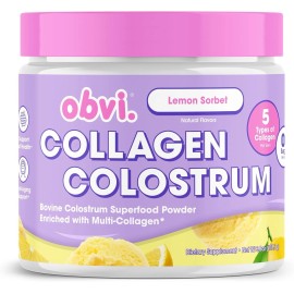 OBVI COLLAGEN COLOSTRUM POWDER | GRASS-FED BOVINE COLOSTRUM FOR GUT HEALTH