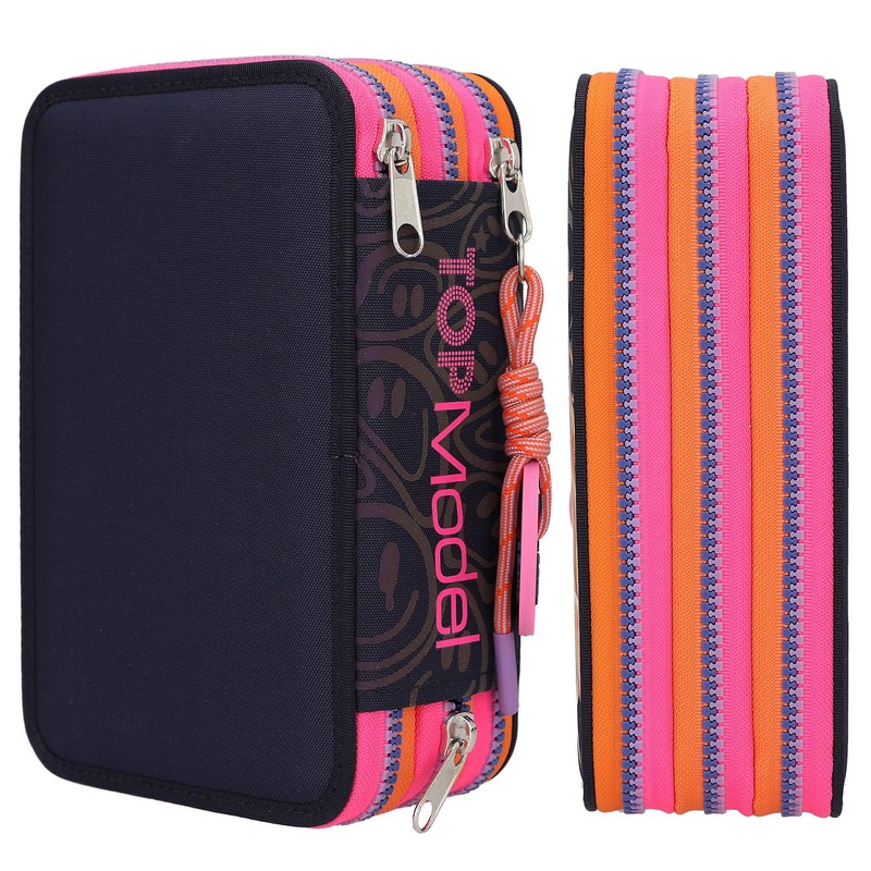 Depesche 12597 TOPModel Night Light Filled 3-Compartment Pencil Case with