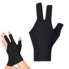 AOEVUIR 1 x Three Finger Billiard Gloves, Breathable Pool Gloves,