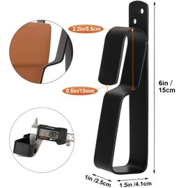 Chas Bete Clay Pots Hanger, Heavy Duty Terracotta Flower Pot Clip for Wall Mount Flower Pot, Concealed Flower Pot, Hanging, 4 Pieces