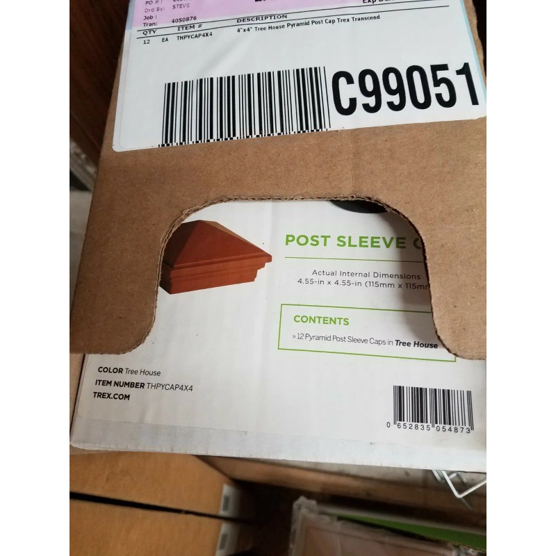 Trex NEW TREX TREE HOUSE 4 X 4 PYRAMID POST