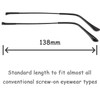 TORWOL Metal Glasses Arm Replacement Legs Replacement Eyeglass Arm,Glasses Repair