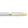 Sheaffer 300, Brushed Chrome, Gold Tone Trim, Fountain Pen: Medium