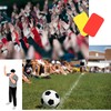 Olanmarp Football Referee Card Set - Robust Red and Yellow