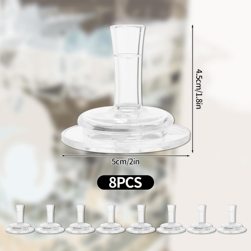 8pcs Nipples for NUK Sippy Straw Cup, Silicone Reusable Baby