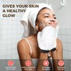 ZOMCHI 2 Pack Deep Exfoliating Glove with Dual Texture, Massage