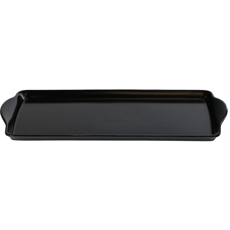 Calypso Basics, Sandwich Melamine Tidbit Tray, Black