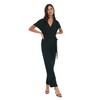 TRENDYOL Women's Belted Chest Collar Jumpsuit, black