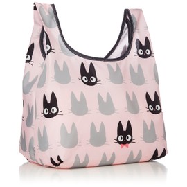 Marushin Mini Eco Bag, Ghibli, Kiki's Delivery Service, Gigi Pattern, Cute Goods 1165039000, Approx. H 13.0 x W 9.8 x D 7.9 inches (33 x 25 x 20 cm) (when stored: 3.1 x 3.9 inches (8 x 10 cm)