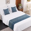 AMBERIS Bed Runner, Bedroom Bed Scarves Hotel and Gaming Hotel