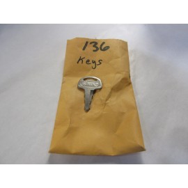 Suzuki Vintage Suzuki  OEM Factory Pre Cut Motorcycle Key # 136