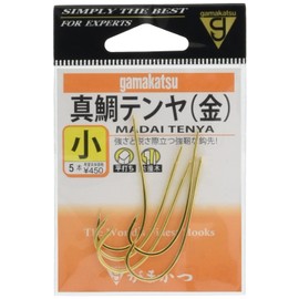 Gamakatsu Single hook real sea bream Tenya small 5 pieces wood 67964
