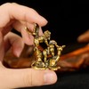 CHOVY Jungle Pyramid Statue - 100% Solid Brass Animal Stack