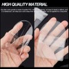 Single Pocket Coin Sleeves Holders,50 Pcs Individual Clear Plastic Coin