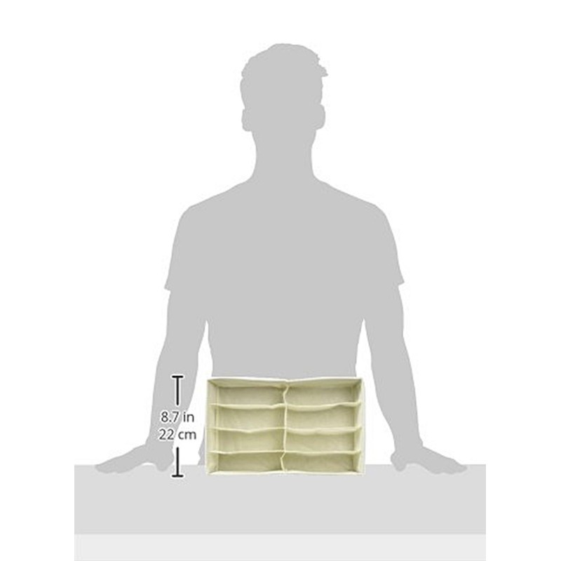 東洋ケース 引出し仕切りケース 8マス(21×34cm) アイボリー CS-E-IV