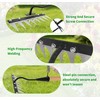 ATLRGISL Iron Weed Rake with Wooden Long Handle 2.0, 8