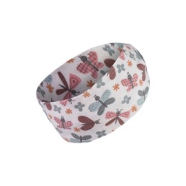 Sterntaler Butterfly Headband - Girls' Hair Band Made of Flame Yarn Jersey in Bow Look - Skin-friendly Children's Headband - Elastic Headband - Ecru, Size 51, ecru, 1 pc. (pack of 1)