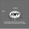 VISX Disneyland AP Resort Bumper Sticker Vinyl Die-Cut Annual Pass