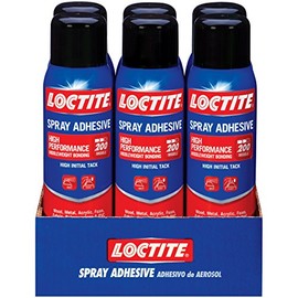 Loctite Spray Adhesive High Performance, Middleweight Bonding, 13.5 Oz, 6-Pack