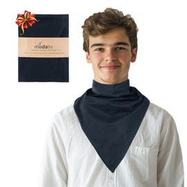 Modaliv Premium Adult Gender Neutral Bandana Bibs & Drool Bibs For Frequent Drooling & Accidental Spills - Stain Hiding & Absorbent Bib Adult Bibs with 4-layers - Gift for Women & Men (Large)