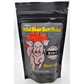 Julia's Wild Boar Caramelizing Butt Rub, Ghost Pepper 4 Oz
