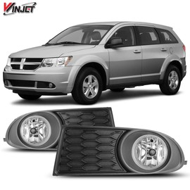 Winjet OEM Series for [2010 2011 2012 2013 2014 2015 2016 2017 2018 2019 Dodge Journey] Driving Fog Lights + Switch + Wiring Kit