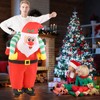 Soulty Inflatable Christmas Costume Blow up for Adult Unisex Smiling