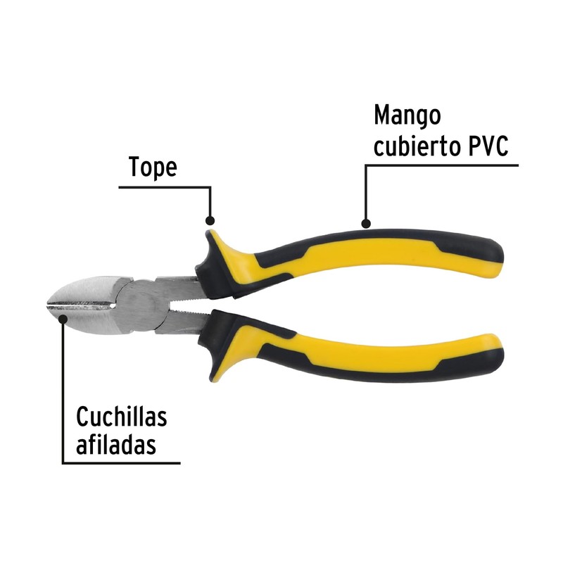 Pretul PCD-7PX, Pinza de corte diagonal 7" mango Comfort Grip