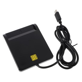 Ipetboom Portable USB Smart Card Reader for Windows Vista Multi Function Access Card Reader Compact Design for Easy Ic Id Sim CAC Cards