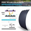 Renogy Solar Panel Mono 100W 12V Lightweight Semi Flexible Black