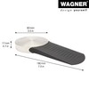 WAGNER Design-Boden-Türstopper/Türkeil SCREW OR GLUE/Schrauben oder Kleben - Durchmesser Ø