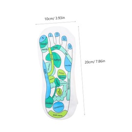 BIUDECO 1 Pair Acupressure Massage Socks for Women Household Reflexology Socks with Foot Diagrams Comfortable Seamless Design for Relaxation Daily Wear Breathable for Enhanced Foot