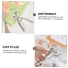 Hohopeti Lightweight Canvas Pliers Spring-Loaded Tension Clamp Wide Mouth Pliers