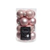 Pack of 16 Christmas Decorations, Christmas Baubles, Glass, 35 mm