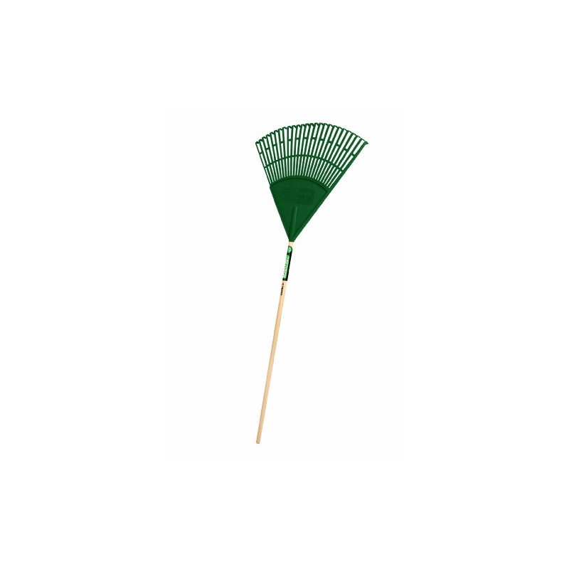 Truper 989516 Tru Tough 48 Plastic Leaf Rake, 22-Inch Head,